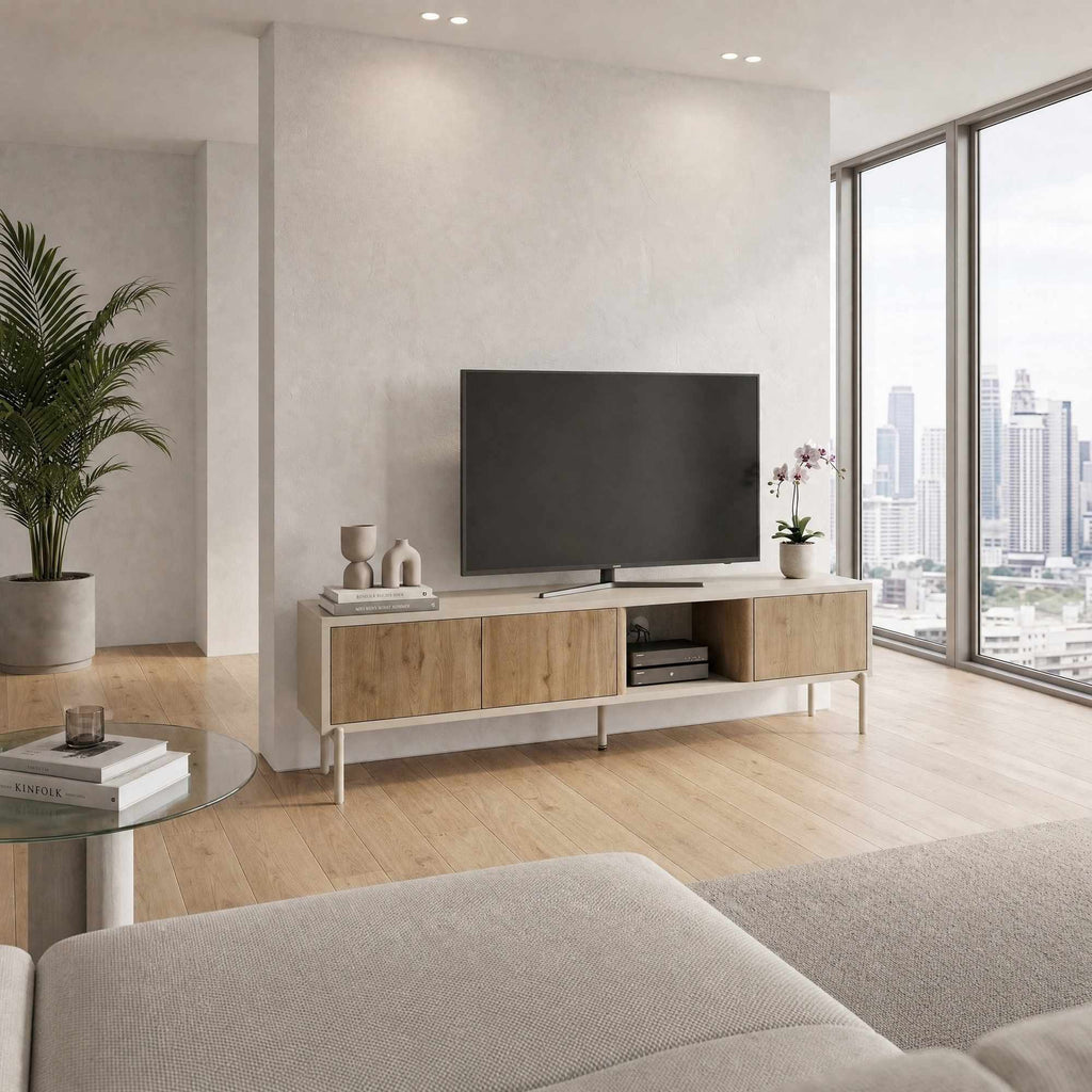 Meubles Tv Ventro - Naturel / Grès