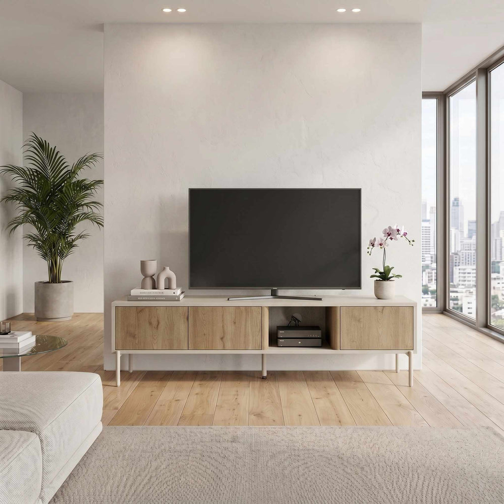 Meubles Tv Ventro - Naturel / Grès