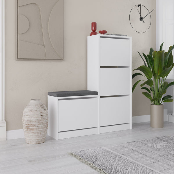 Dude - Shoe Cabinet - White