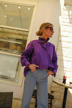 Garance Purple Blouse