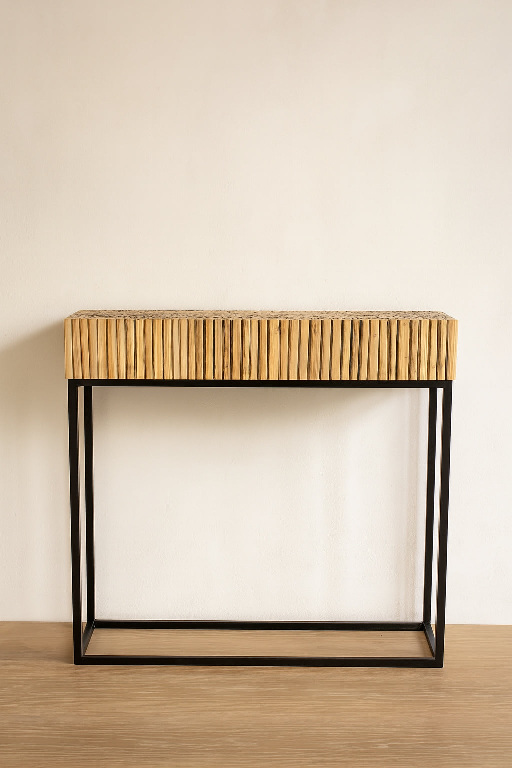 Tahaa - Console - Branche De Teck/Métal - Noir