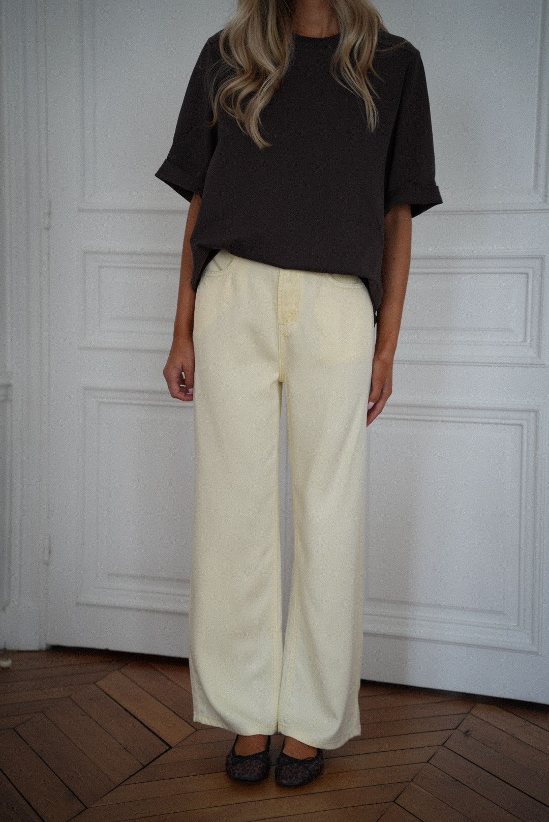Pantalon Droit Shanon - Jaune