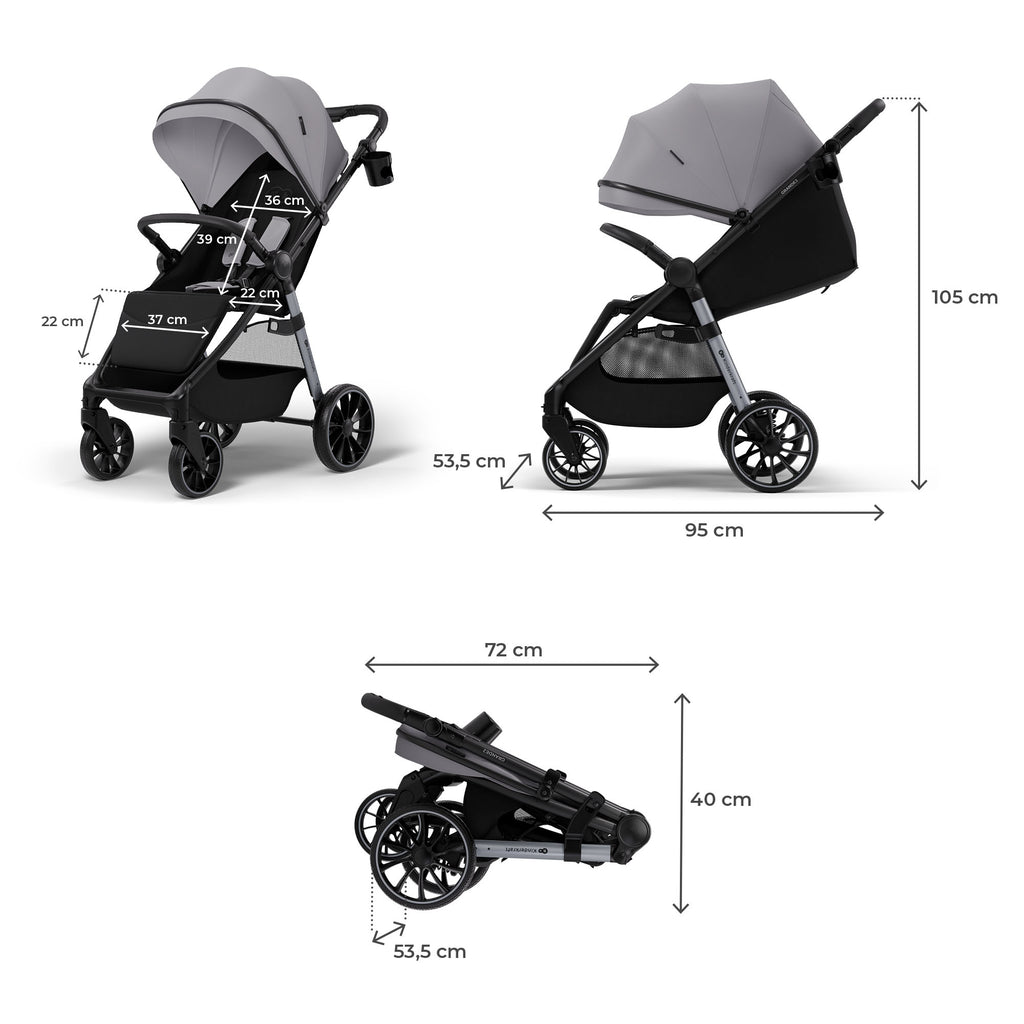 Grande 2 Grey Pushchair