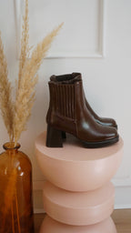 Bottines Adèle Chocolat