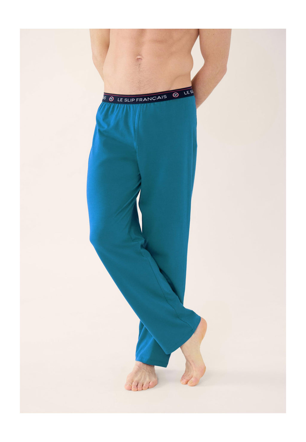 Bas De Pyjama Long Indomptable En Coton - Topaz