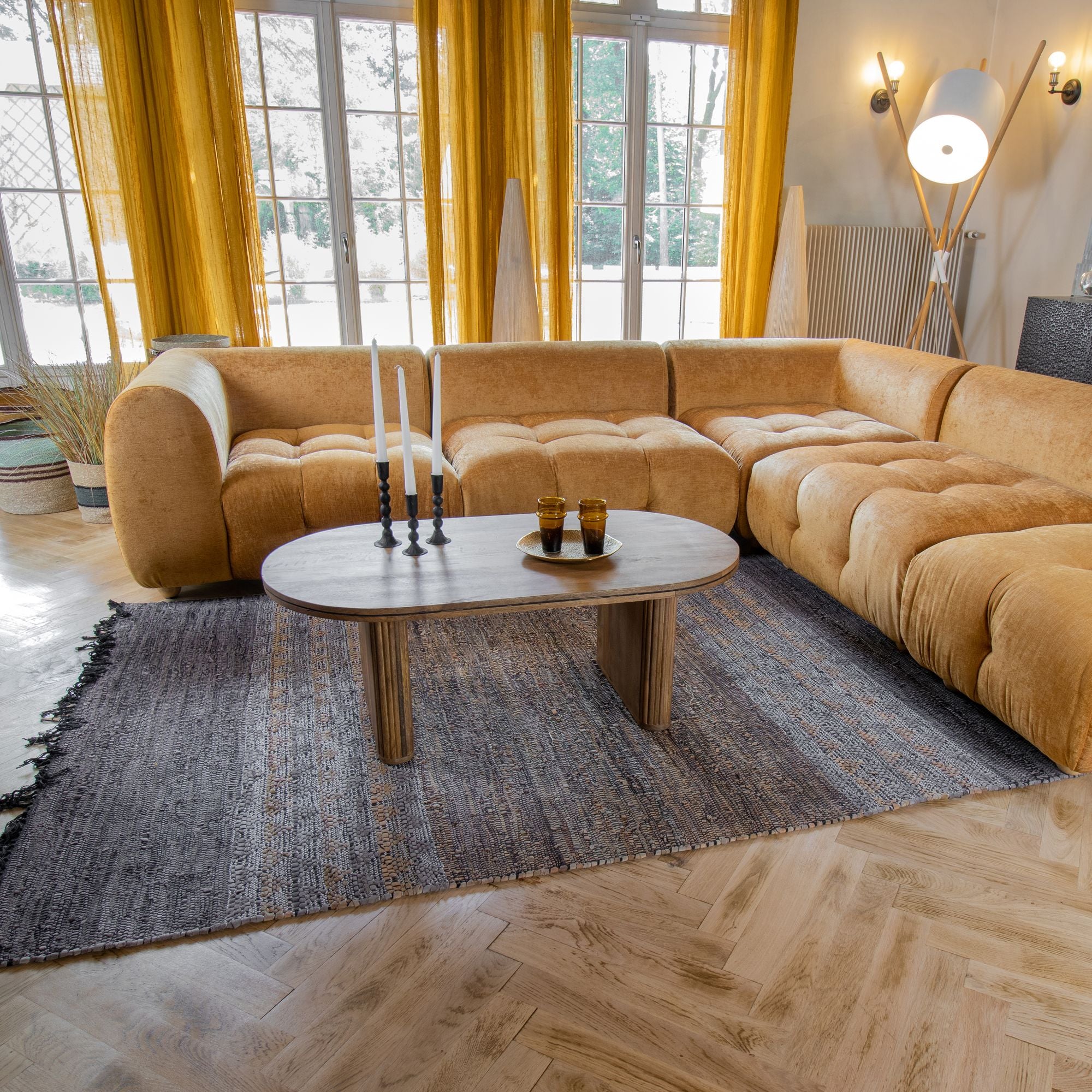 Adana - Tapis - Cuir Recycle/Coton