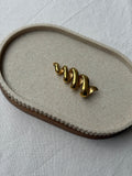 Vintage Monet Brooch - Golden Spiral
