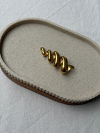 Vintage Monet Brooch - Golden Spiral