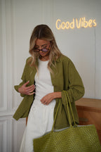Chemise Droite Roxane - Verte