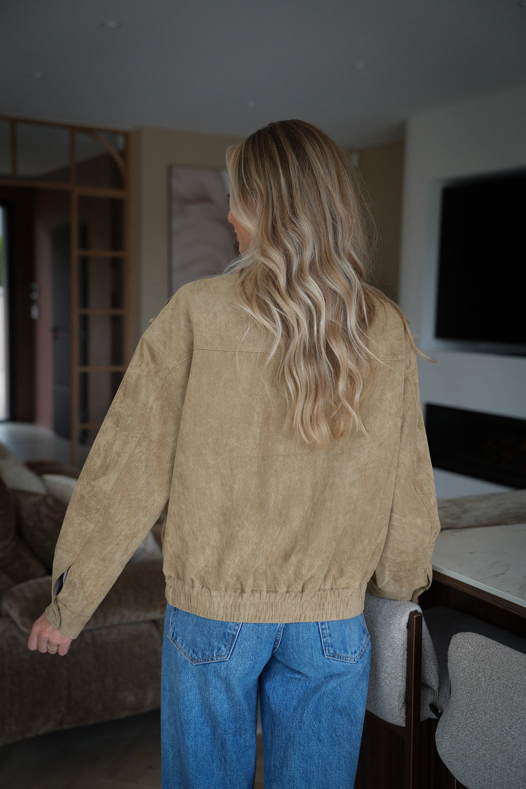 Veste Suédée Maylan - Beige
