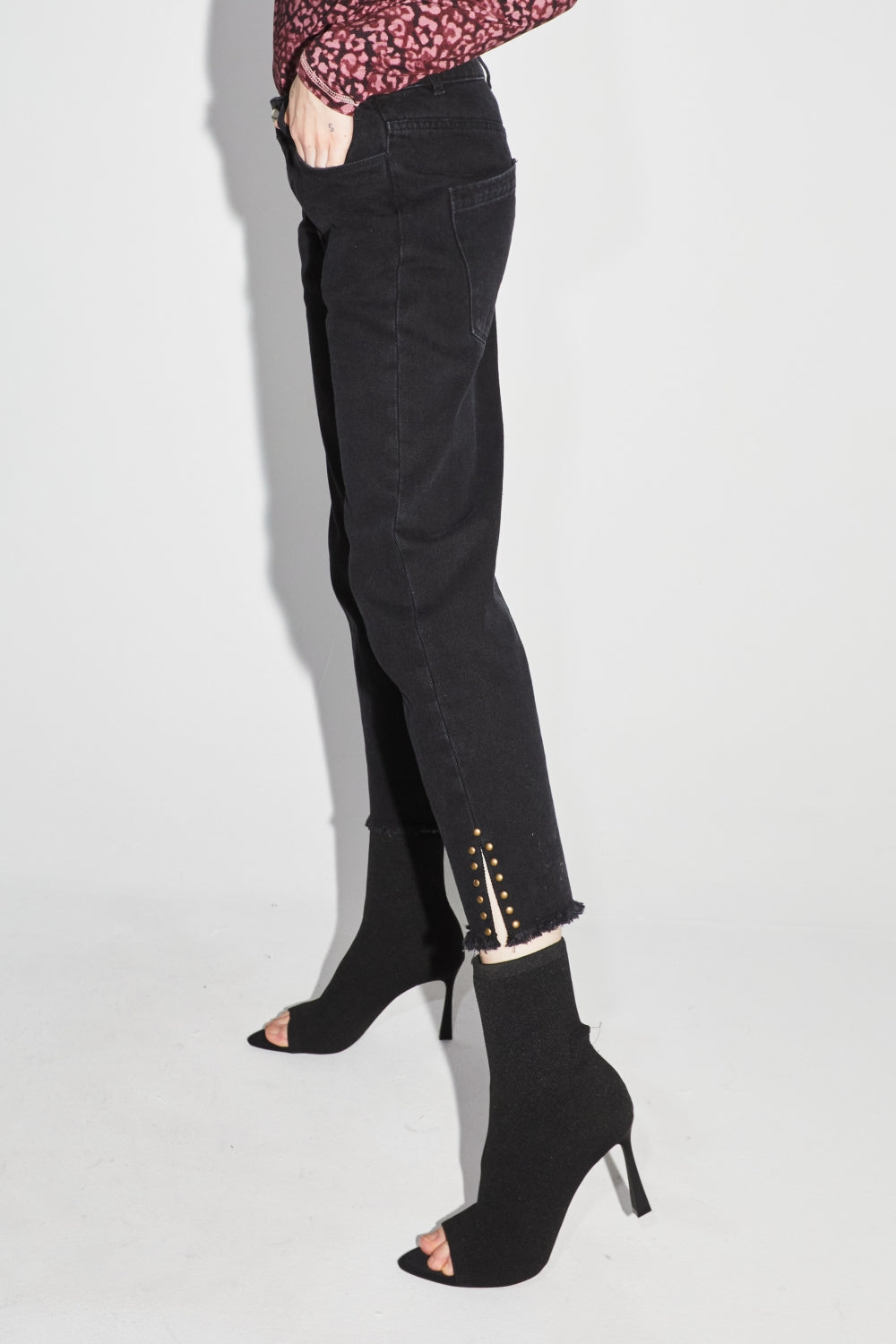 Denim Alex Straight Black - Noir