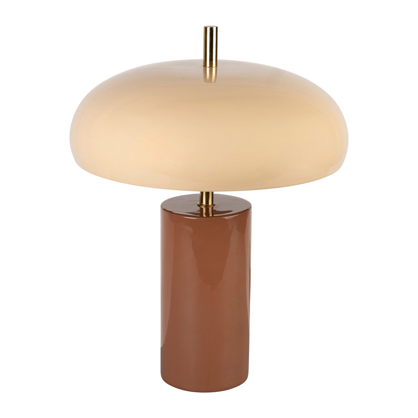 Lámpara - Arty - Hierro - Terracota + Beige