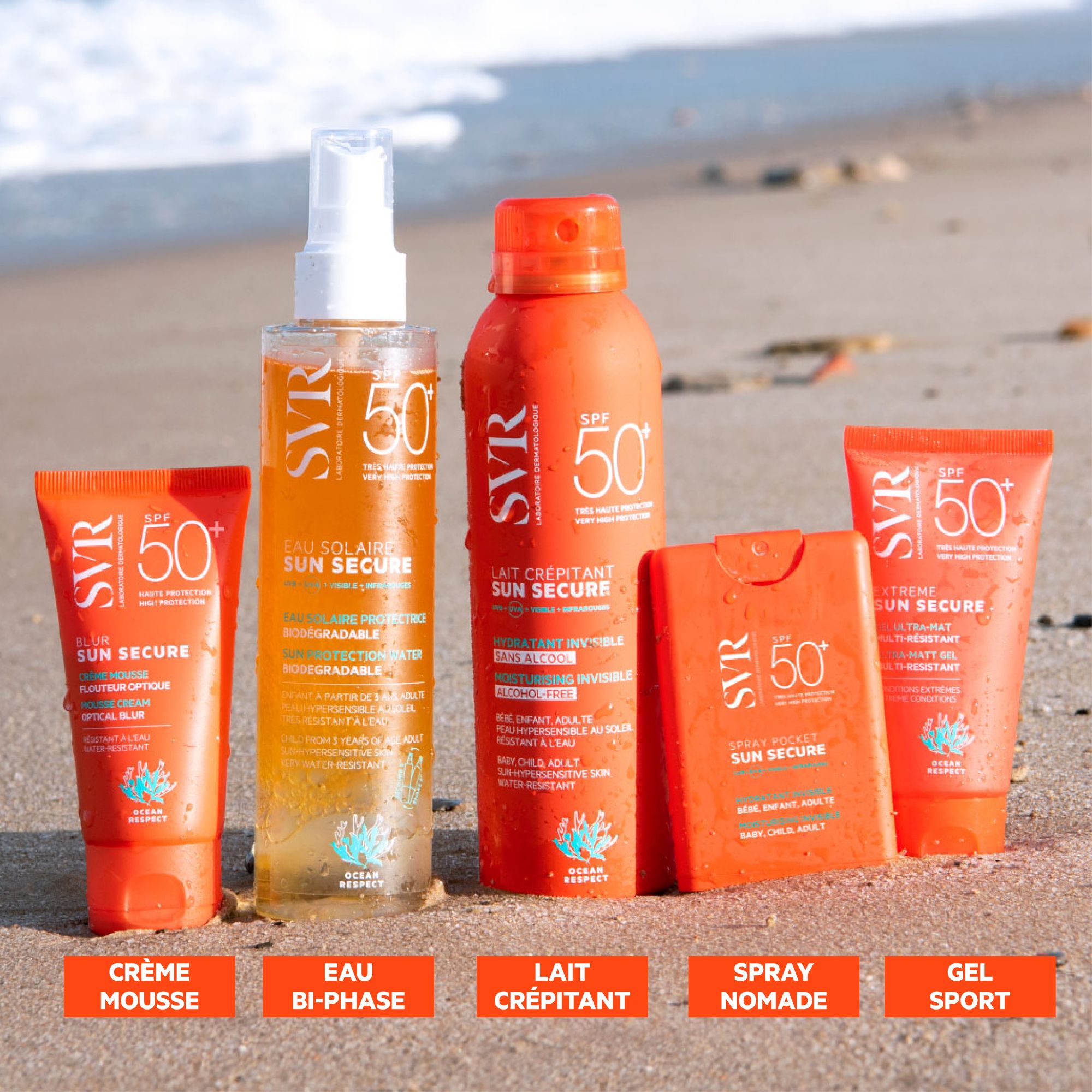 Blur Visage Spf50+ Sun Secure - Protection Solaire - Peaux Sensibles