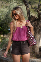 Body Top Elya - Framboise