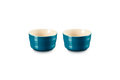 Set De 2 Grands Ramequins - Céramique - 240Ml - Deep Teal