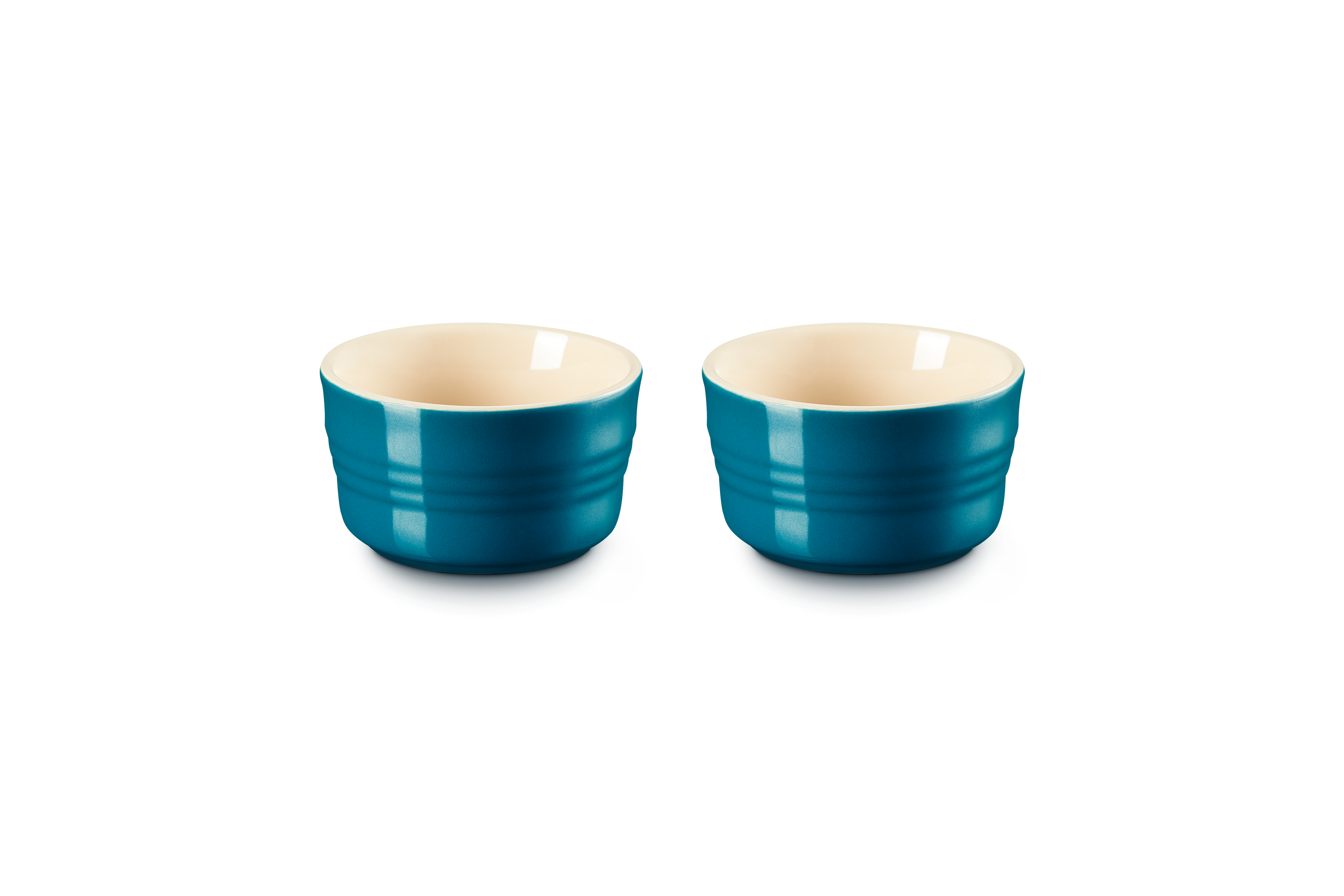 Set De 2 Grands Ramequins - Céramique - 240Ml - Deep Teal