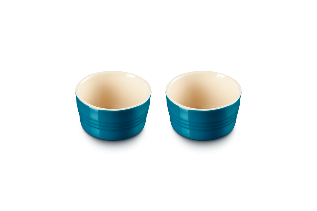 Set De 2 Grands Ramequins - Céramique - 240Ml - Deep Teal