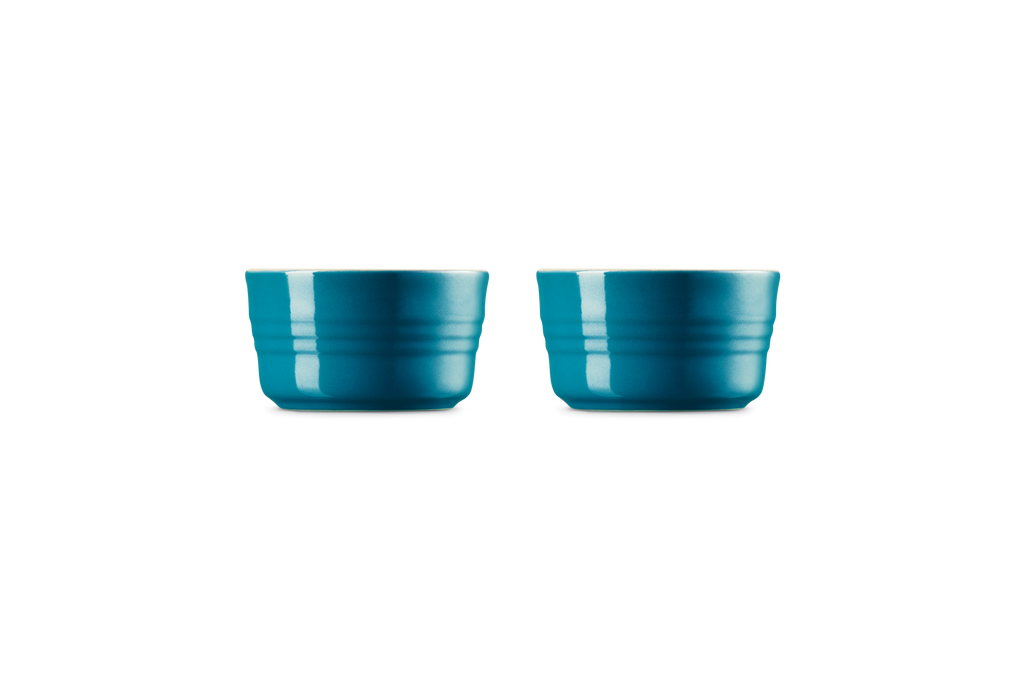 Set De 2 Grands Ramequins - Céramique - 240Ml - Deep Teal