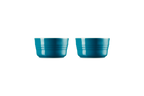 Set De 2 Grands Ramequins - Céramique - 240Ml - Deep Teal