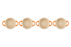 Set 4 Mini-Cocottes - Céramique 250ml - Volcanique