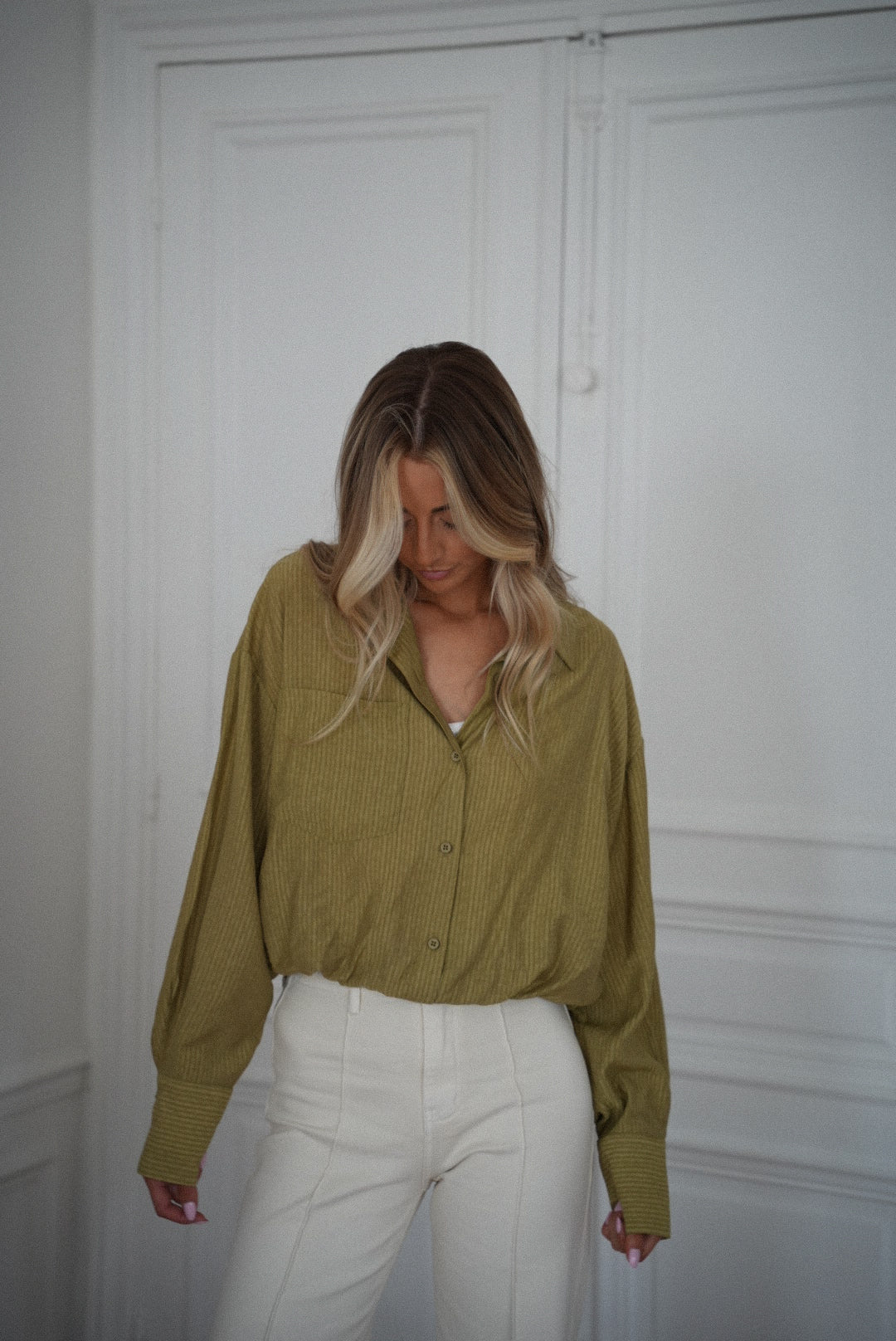 Miranda Short Blouse - Green