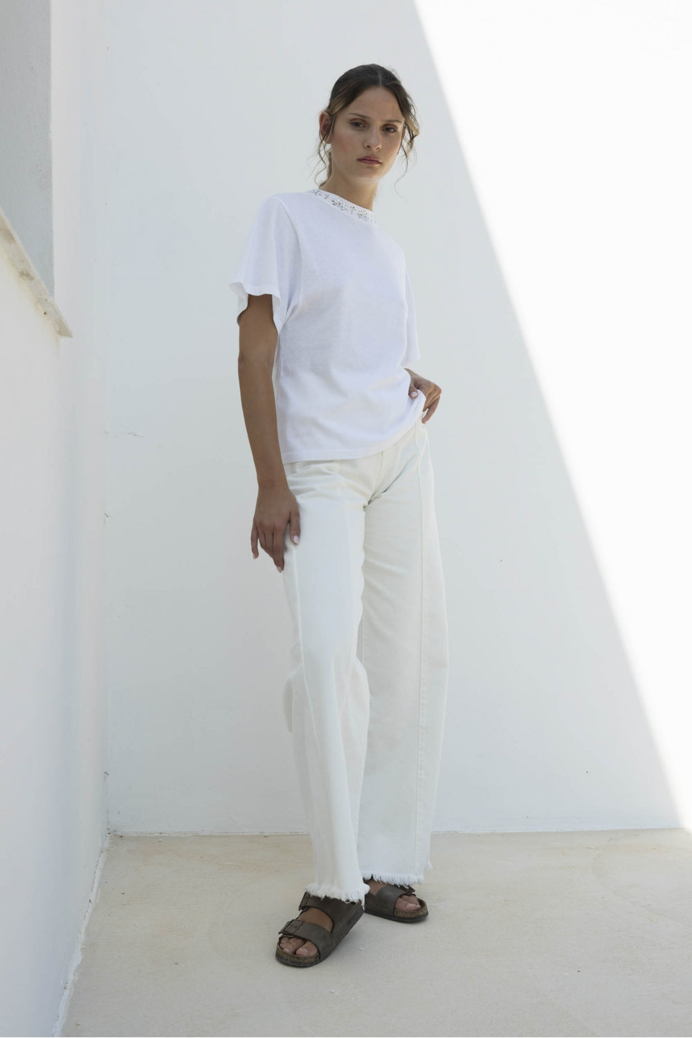 The Livia Bijoux White T-Shirt