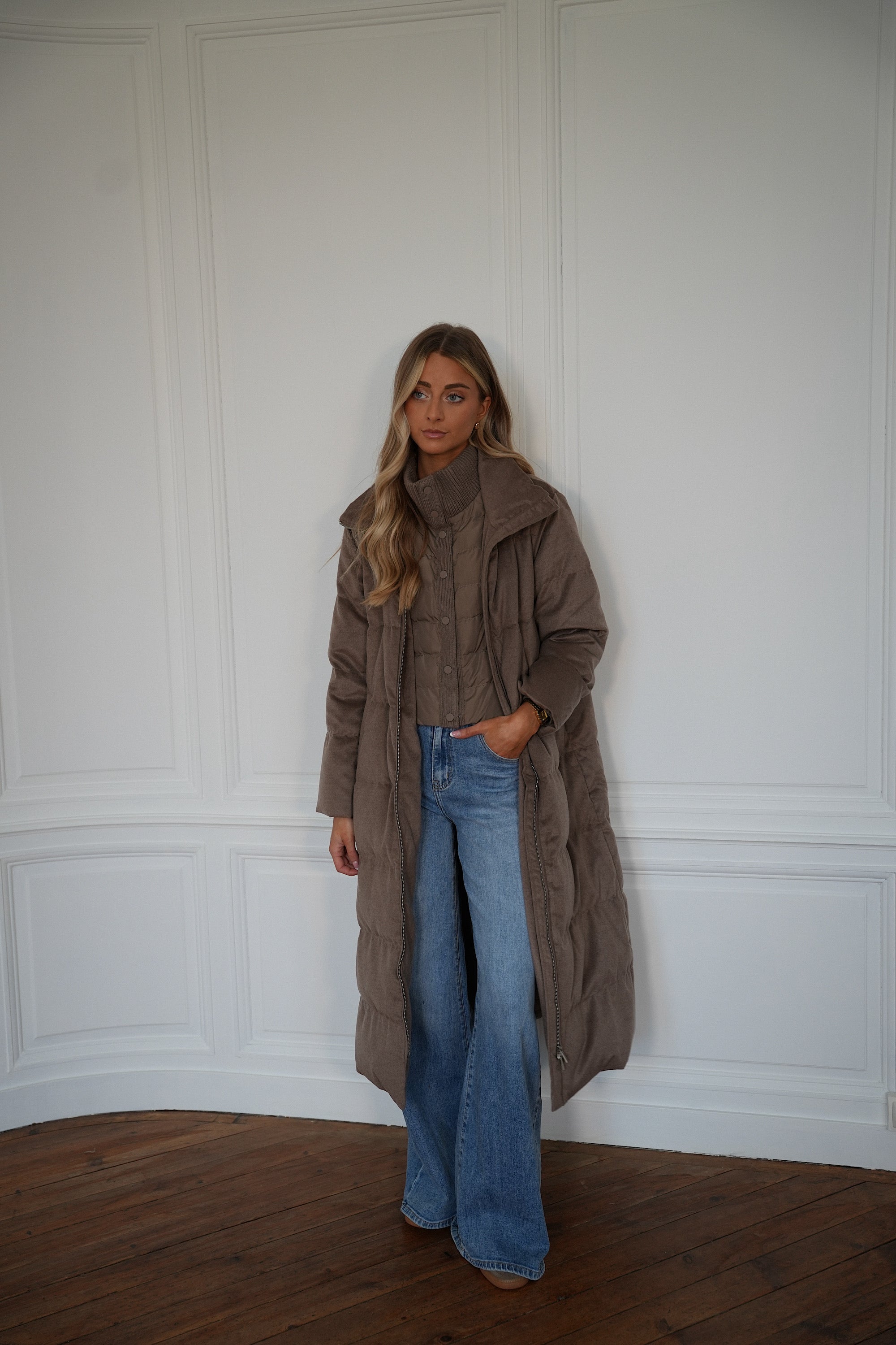 Manteau Long Justin - Beige