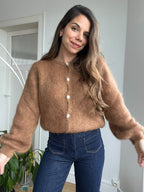 Wollen trui Bianca camel