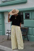 Pantalon Ample Chelsea - Jaune