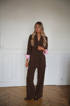 Pantalon Droit Arsene - Chocolat
