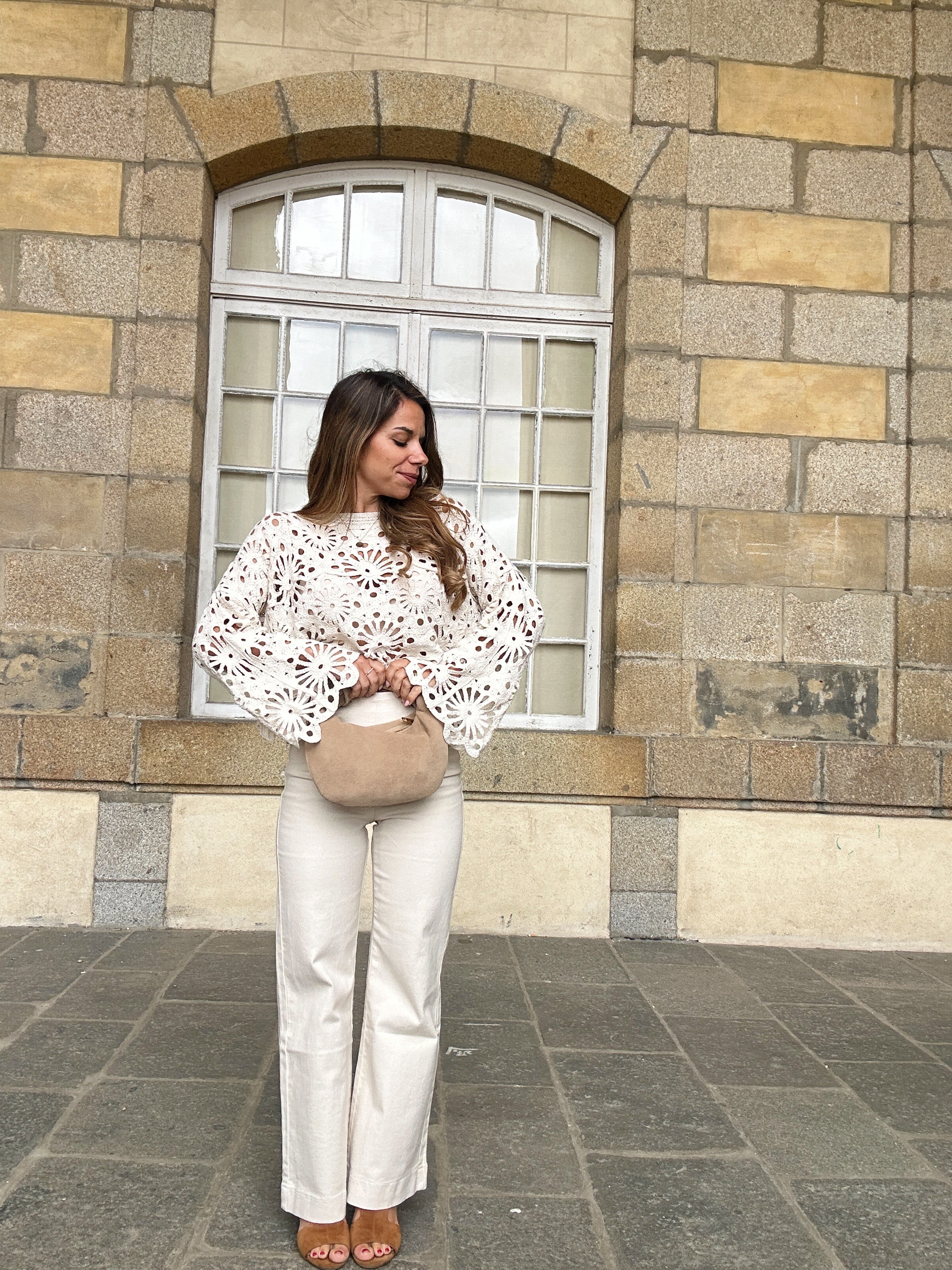 Blusa Andrea De Ganchillo