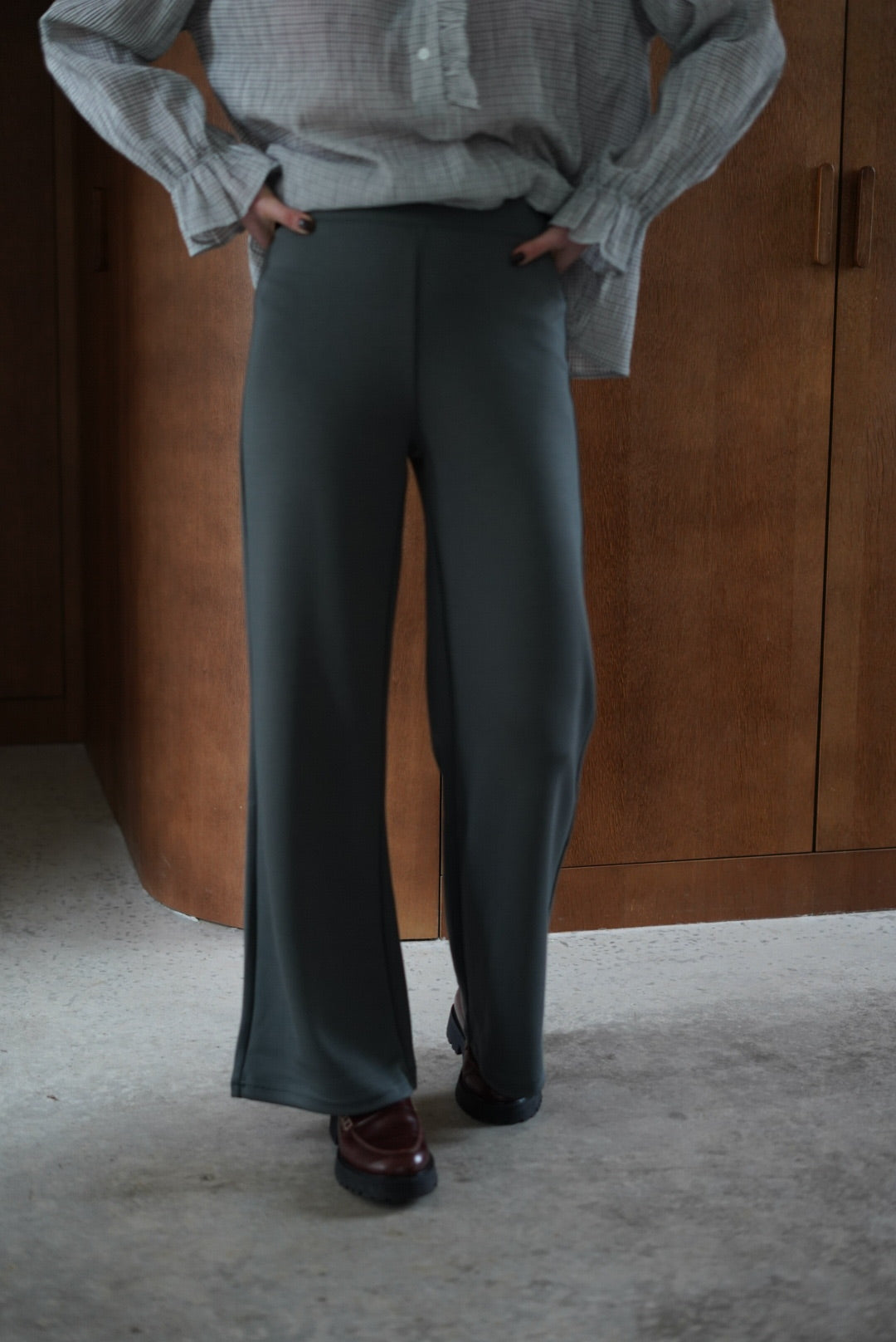 Pantalón Pablo Wide Caqui
