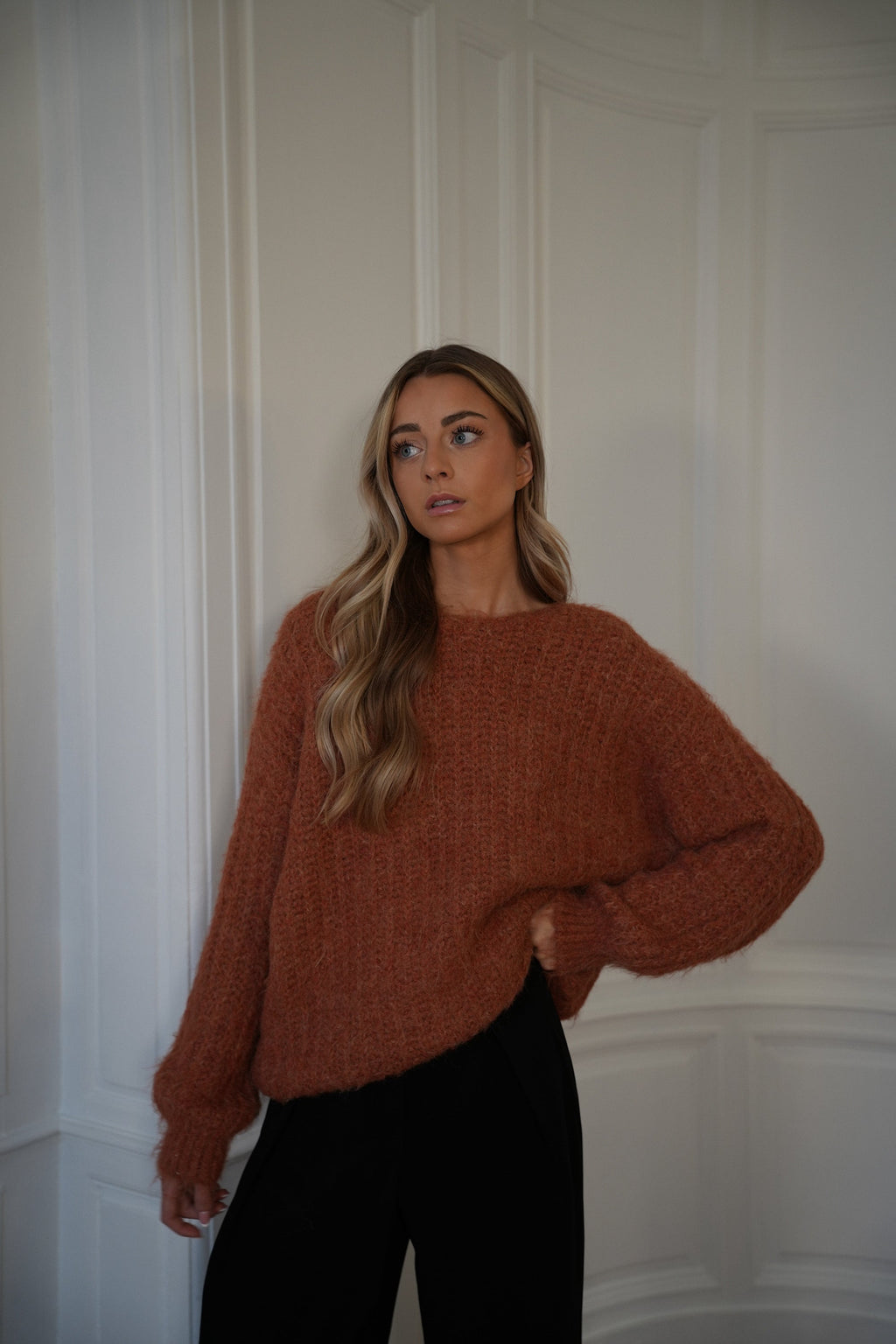Jersey Suelto Lila - Terracota