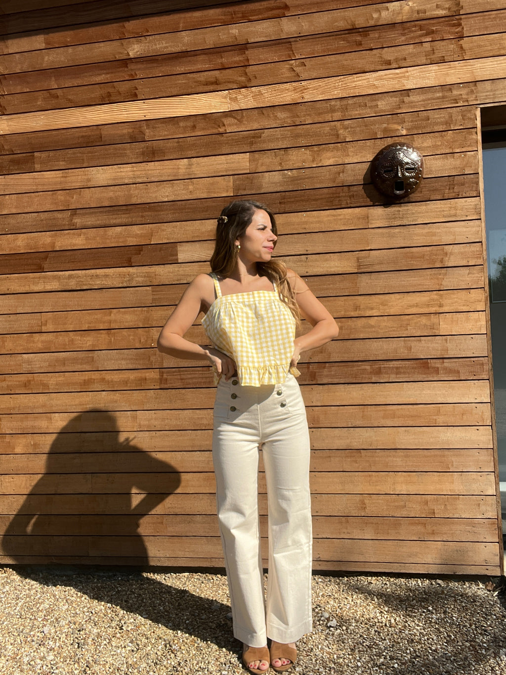 Victorine Jeans Beige