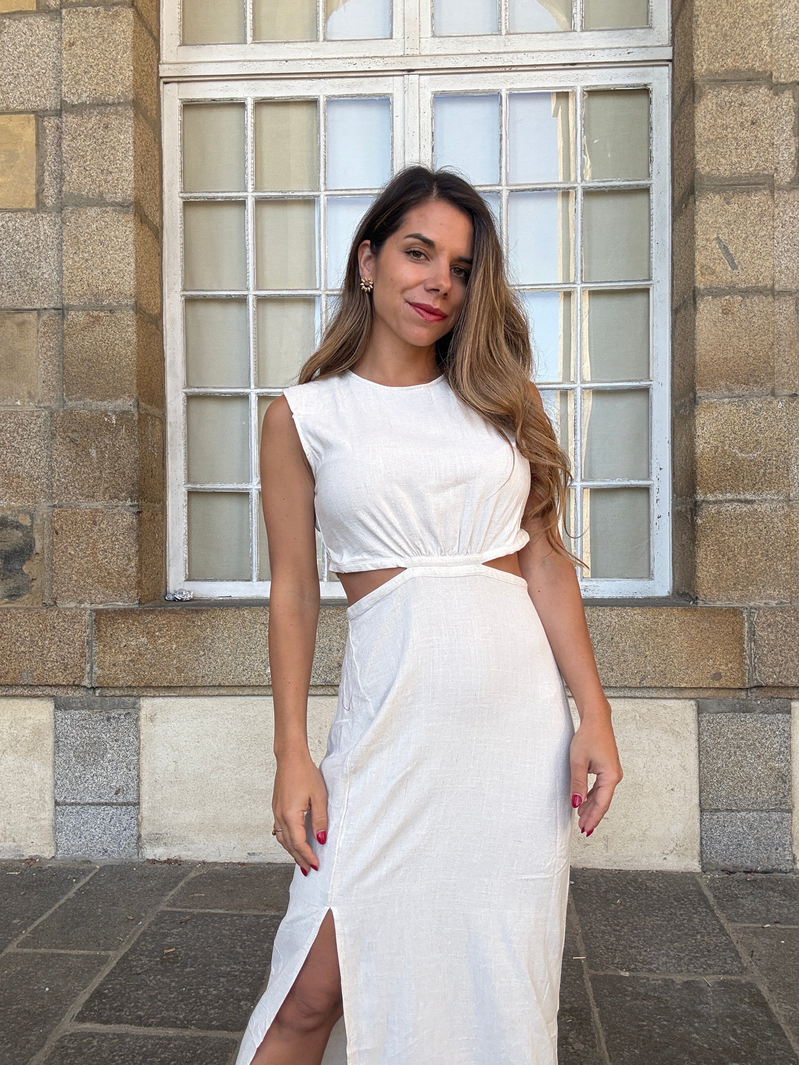 Vestido Julie beige