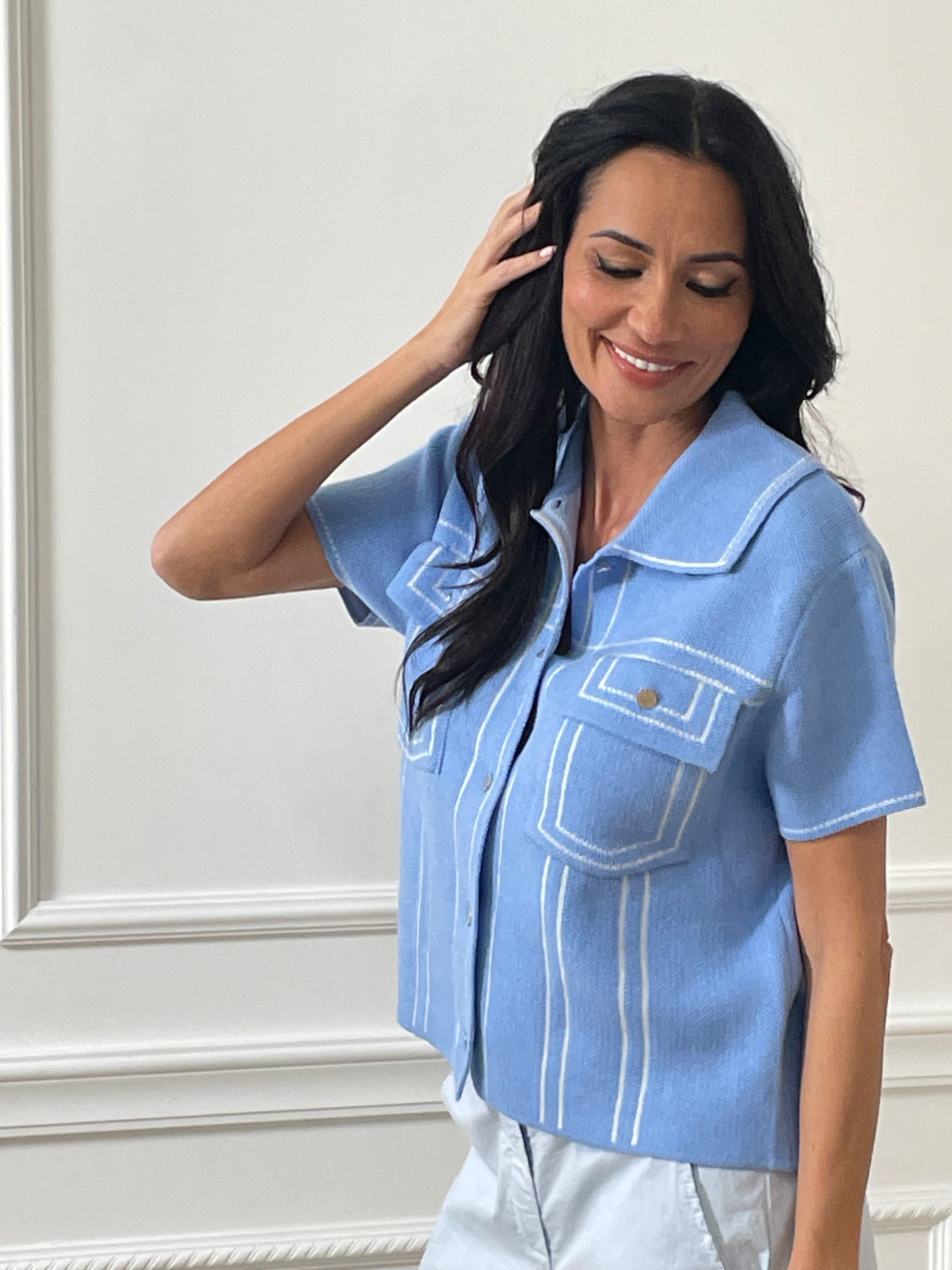 Gilet Mila - Bleu