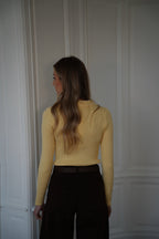 Jersey fino Marissa - Amarillo
