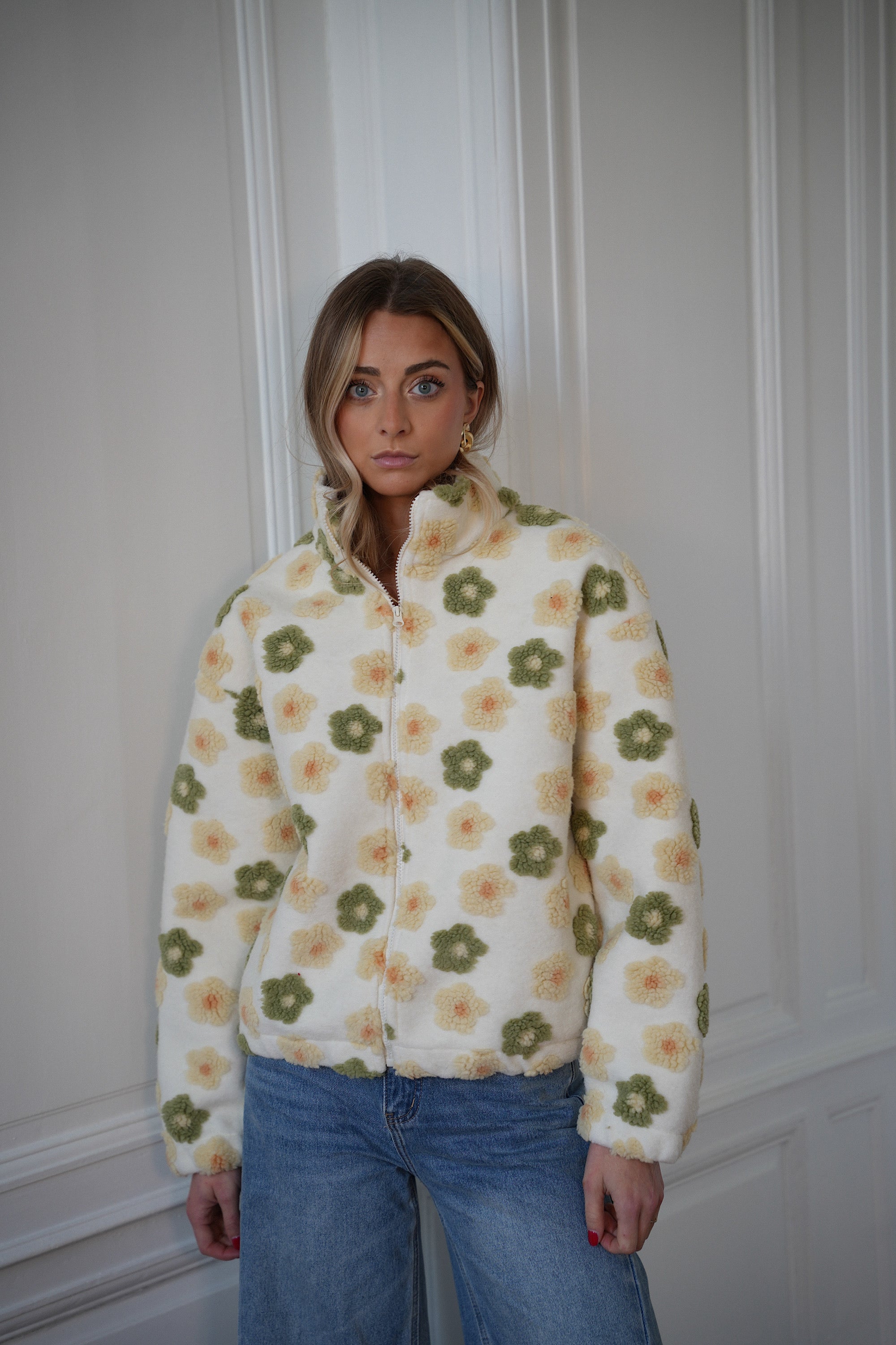 Veste Zippée Dana - Crème