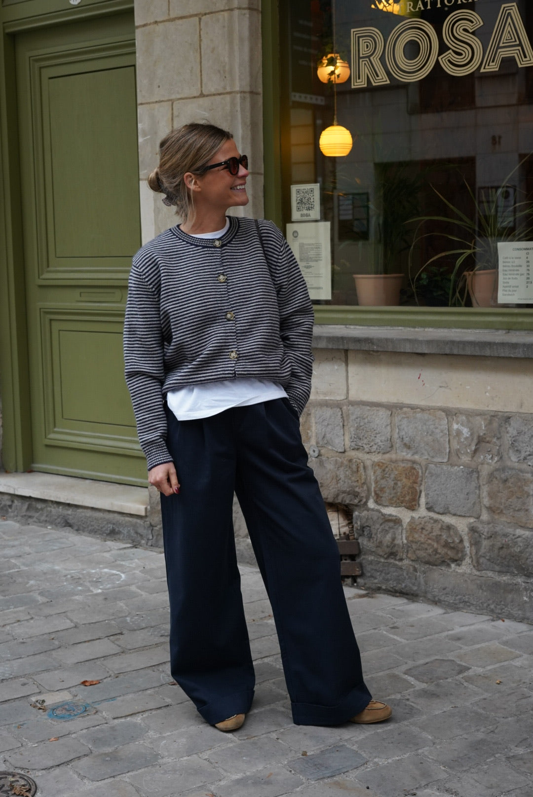 Théodore Navy Trousers