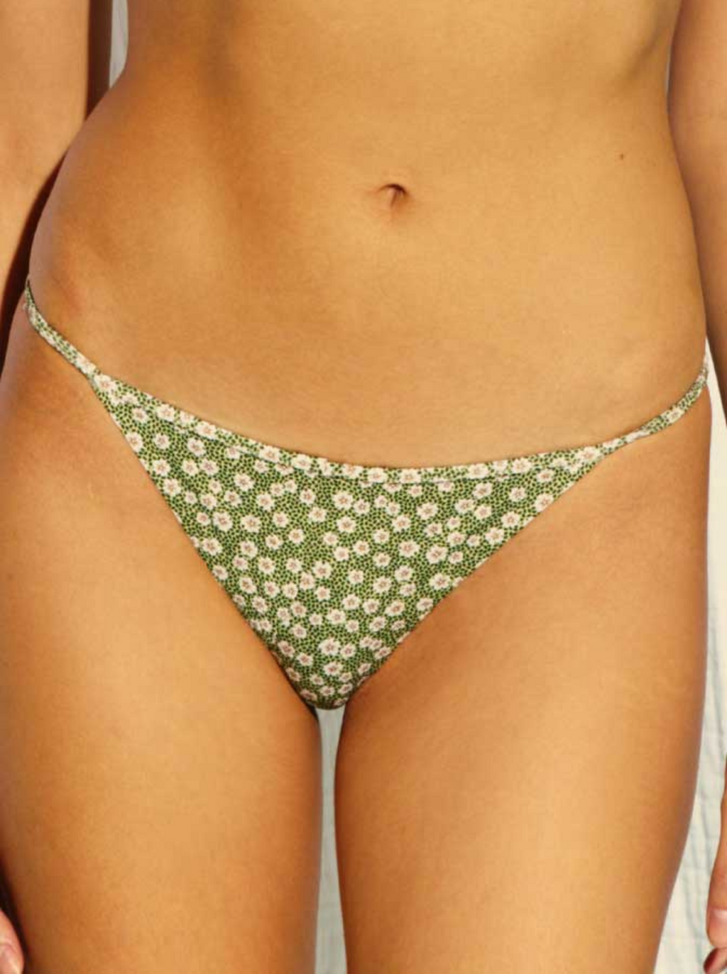 Culotte Très Échancrée Swim Blooming Green