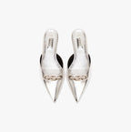 Catena Notte Silver Flat Sliperette