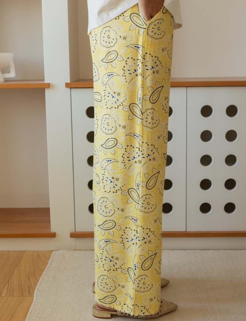 Gelbe Bandana-Hose Vasco