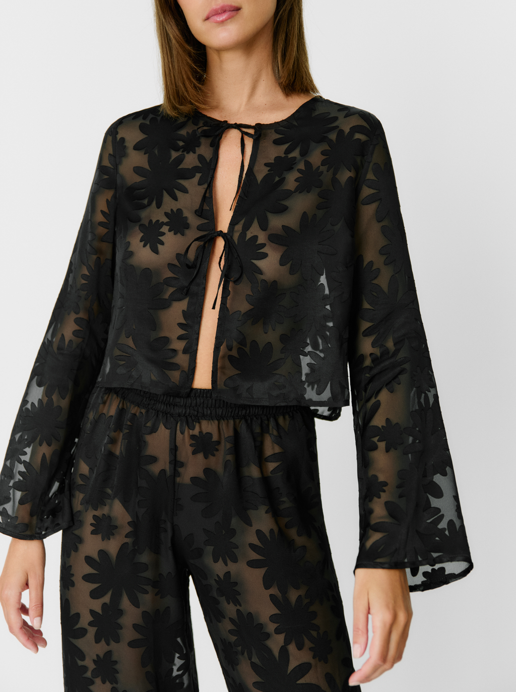 Pantalones de flor de sombra