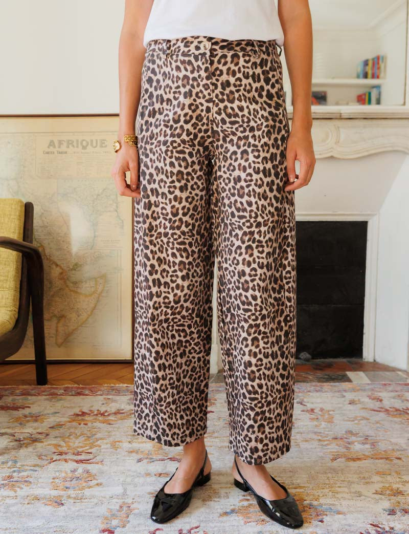 Jeans Leopardati Barel