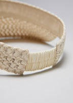 Casquette La Viva Paille Visière - Beige