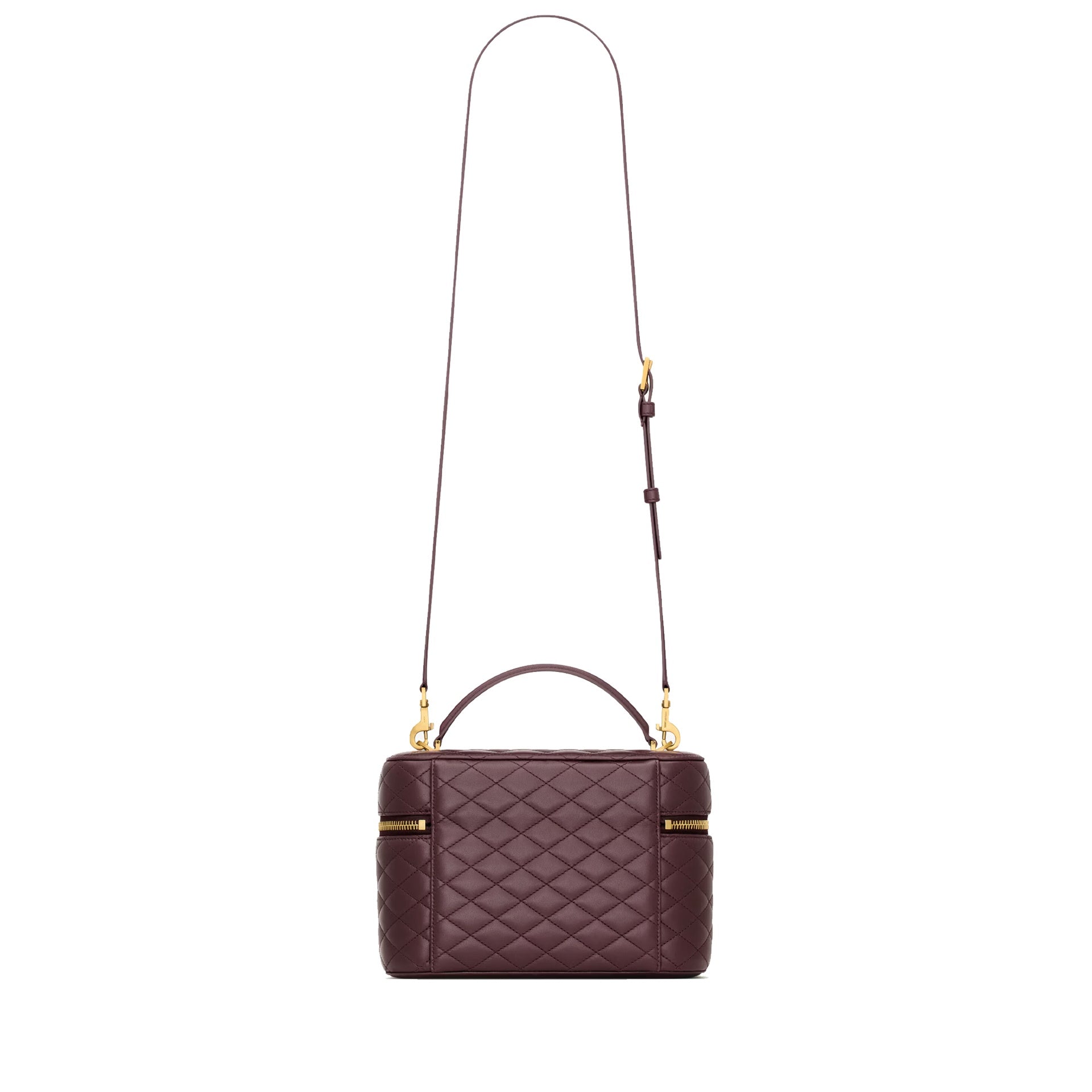 Saint Laurent - Sac Gaby Large Vanity - Femme - Bordeaux