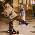 Patinete De Tres Ruedas Con Led Raket Azul