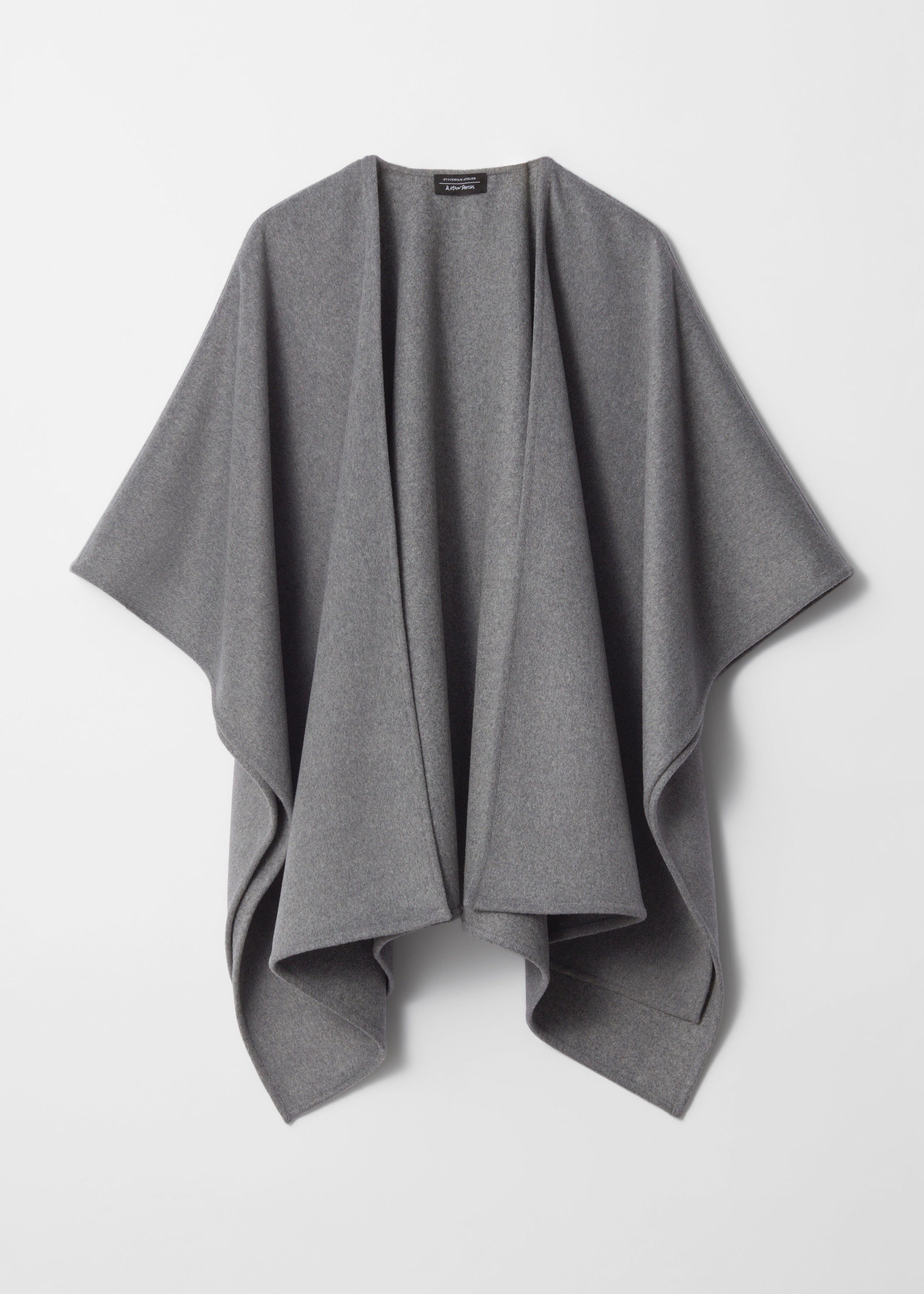 Bib Style Neck Warmer St Loke Cape - Grey - Women