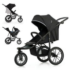 Silla de paseo todoterreno Helsi 2 Negro