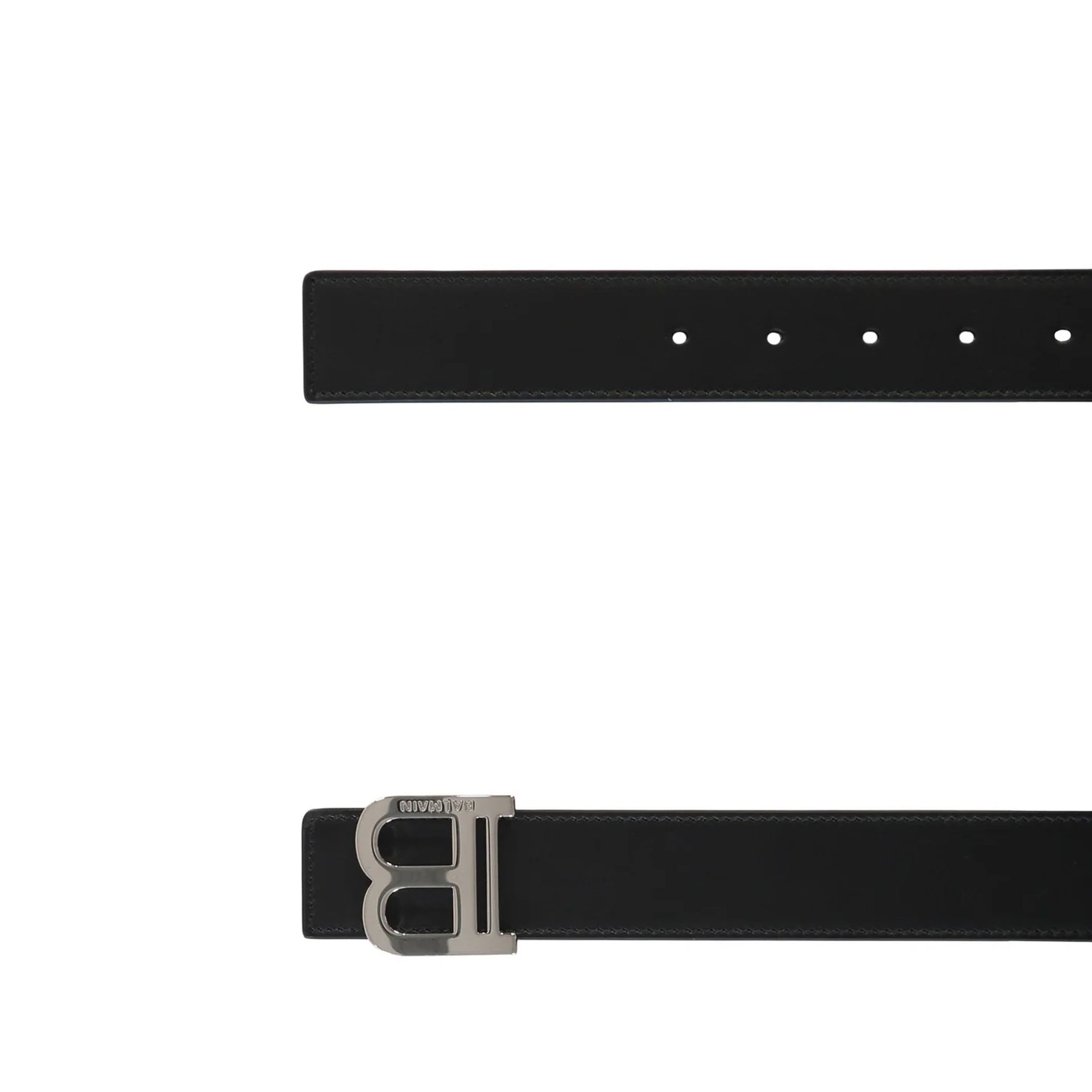 Balmain - Cinturón de piel - Hombres - Negro